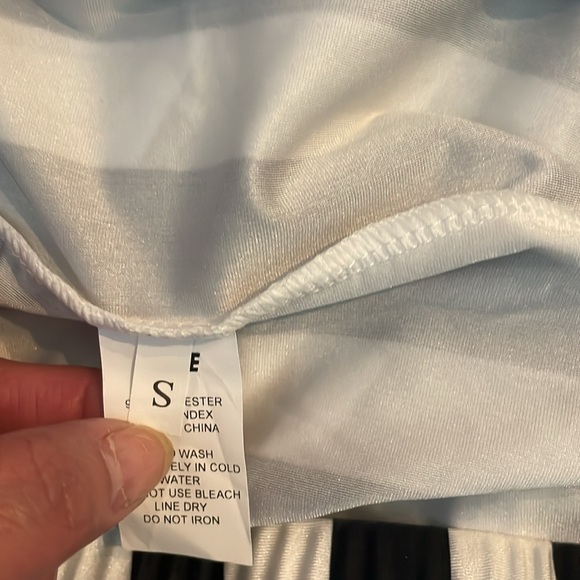 3 Piece Beetlejuice Halloween Costume, Black & White Stripes, Size Adult Small - Picture 12 of 12